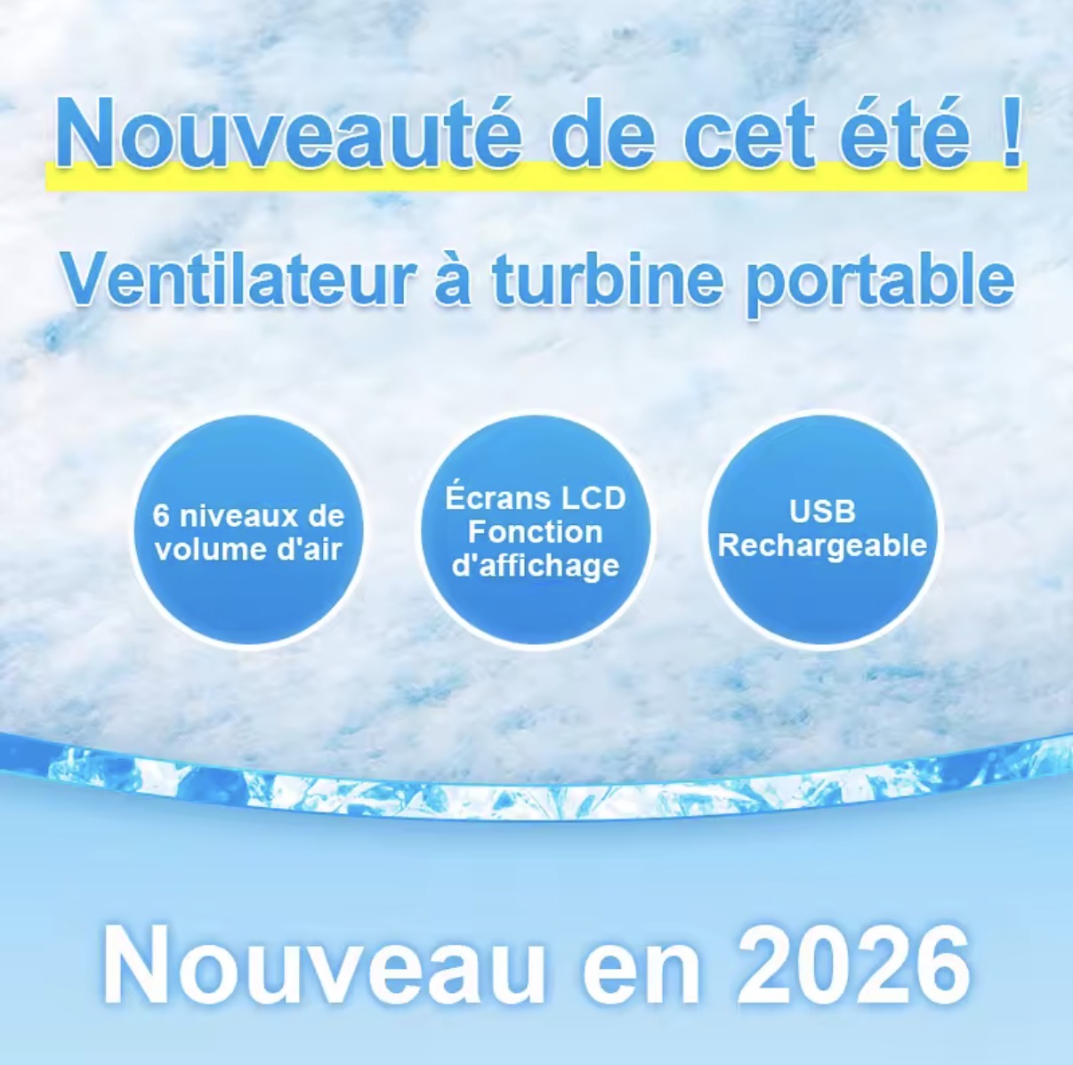 Refroidisseur instantanée portable 4000mAh